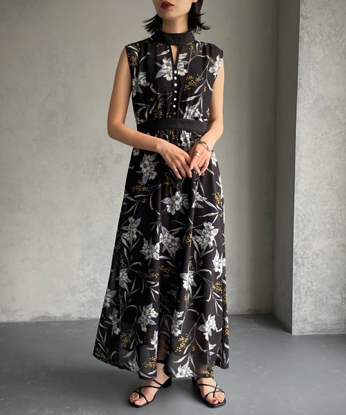 &g'aime(アンジェム)の「【&g’aime】花柄ワンピース(ワンピース・レディース・ホワイト/ブラック・FREE)」の17枚目の写真