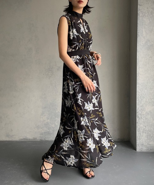 &g'aime(アンジェム)の「【&g’aime】花柄ワンピース(ワンピース・レディース・ホワイト/ブラック・FREE)」の18枚目の写真