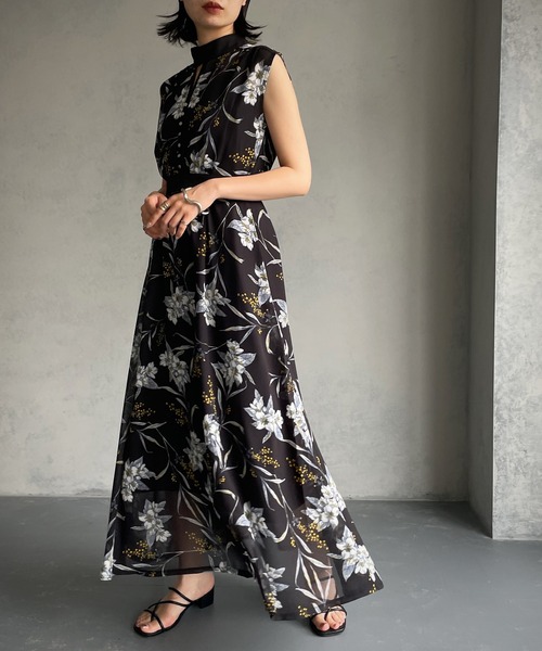 &g'aime(アンジェム)の「【&g’aime】花柄ワンピース(ワンピース・レディース・ホワイト/ブラック・FREE)」の19枚目の写真