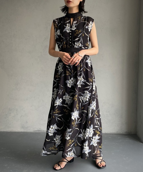 &g'aime(アンジェム)の「【&g’aime】花柄ワンピース(ワンピース・レディース・ホワイト/ブラック・FREE)」の20枚目の写真