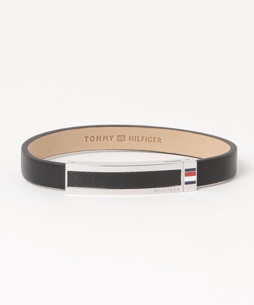 TOMMY HILFIGER（トミーヒルフィガー）の「【Tommy Hilfiger/トミーヒルフィガー】ブレスレット レザー ステンレス（ブレスレット・メンズ・ブラウン/ブラック・FREE）」の9枚目の写真