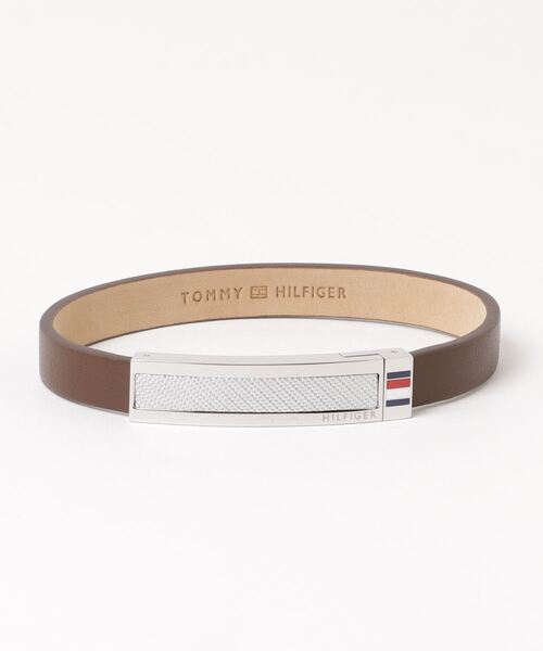 TOMMY HILFIGER（トミーヒルフィガー）の「【Tommy Hilfiger/トミーヒルフィガー】ブレスレット レザー ステンレス（ブレスレット・メンズ・ブラウン/ブラック・FREE）」の10枚目の写真