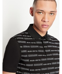 ARMANI EXCHANGE | 【A|X アルマーニ エクスチェンジ】オールオーバーロゴ　半袖ポロシャツ/REGULAR(ポロシャツ)