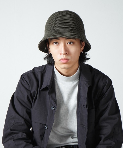 RACAL（ラカル）の「Crochet Style Knit Hat / クロシェットスタイル
