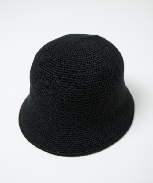 RACAL(ラカル)の「Crochet Style Knit Hat / クロシェットスタイルニットハット(ハット・メンズ・オフホワイト/グレイッシュベージュ/ブラック/チャコールグレー/オリーブ・LARGE/MEDIUM)」の9枚目の写真