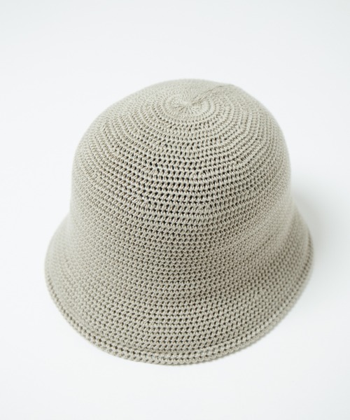 RACAL(ラカル)の「Crochet Style Knit Hat / クロシェットスタイルニットハット(ハット・メンズ・オフホワイト/グレイッシュベージュ/ブラック/チャコールグレー/オリーブ・LARGE/MEDIUM)」の10枚目の写真