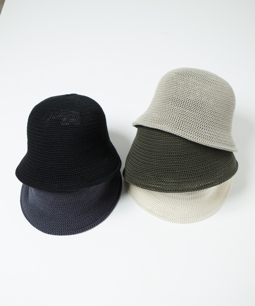 RACAL(ラカル)の「Crochet Style Knit Hat / クロシェットスタイルニットハット(ハット・メンズ・オフホワイト/グレイッシュベージュ/ブラック/チャコールグレー/オリーブ・LARGE/MEDIUM)」の13枚目の写真