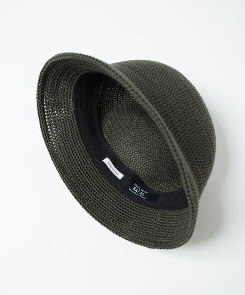 RACAL(ラカル)の「Crochet Style Knit Hat / クロシェットスタイルニットハット(ハット・メンズ・オフホワイト/グレイッシュベージュ/ブラック/チャコールグレー/オリーブ・LARGE/MEDIUM)」の15枚目の写真