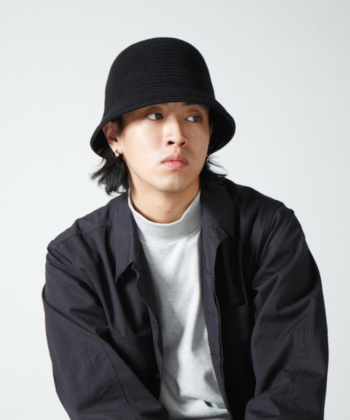 RACAL（ラカル）の「Crochet Style Knit Hat / クロシェットスタイル