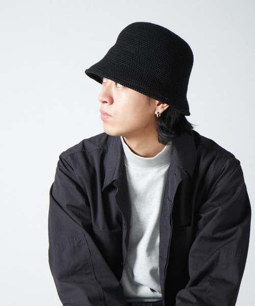RACAL(ラカル)の「Crochet Style Knit Hat / クロシェットスタイルニットハット(ハット・メンズ・オフホワイト/グレイッシュベージュ/ブラック/チャコールグレー/オリーブ・LARGE/MEDIUM)」の20枚目の写真