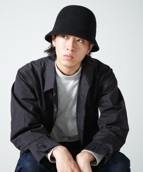 RACAL(ラカル)の「Crochet Style Knit Hat / クロシェットスタイルニットハット(ハット・メンズ・オフホワイト/グレイッシュベージュ/ブラック/チャコールグレー/オリーブ・LARGE/MEDIUM)」の22枚目の写真