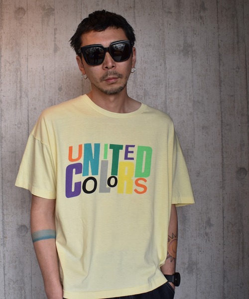 BENETTON (UNITED COLORS OF BENETTON)（ベネトンユナイテッドカラーズオブベネトン）の「【ヴィンテージ古着】UNITED COLORS OF BENETTON / ユナイテッドカラーズオブベネトン ロゴ プリント Tシャツ（Tシャツ/カットソー・メンズ・イエロー・X-LARGE）」の7枚目の写真