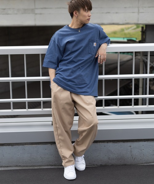 SlashDate(スラッシュデイト)の「T/Cツイルワイドバルーンパンツ/スケーターパンツ/チノパンツ(チノパンツ・メンズ・ブラック/ベージュ/グレー/グリーン/アイボリー・M/L)」の10枚目の写真