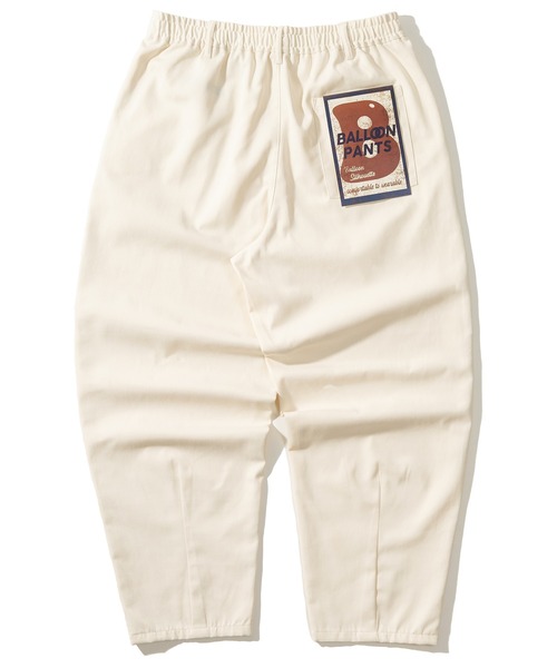 SlashDate(スラッシュデイト)の「T/Cツイルワイドバルーンパンツ/スケーターパンツ/チノパンツ(チノパンツ・メンズ・ブラック/ベージュ/グレー/グリーン/アイボリー・M/L)」の6枚目の写真