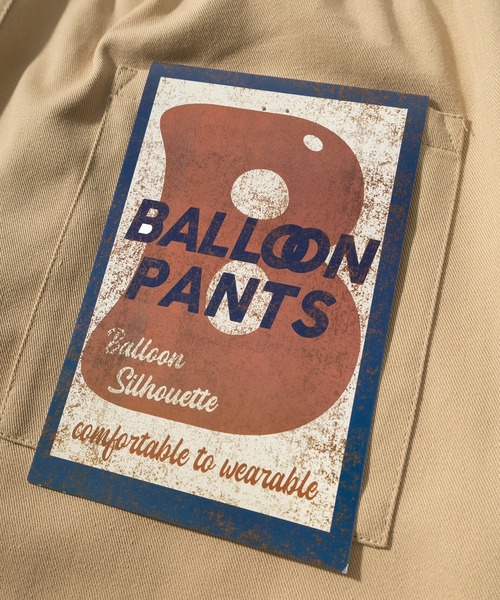 SlashDate(スラッシュデイト)の「T/Cツイルワイドバルーンパンツ/スケーターパンツ/チノパンツ(チノパンツ・メンズ・ブラック/ベージュ/グレー/グリーン/アイボリー・M/L)」の20枚目の写真