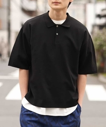 a.v.v | 【2SET】ワイドニットポロレイヤードカットソー(ポロシャツ)