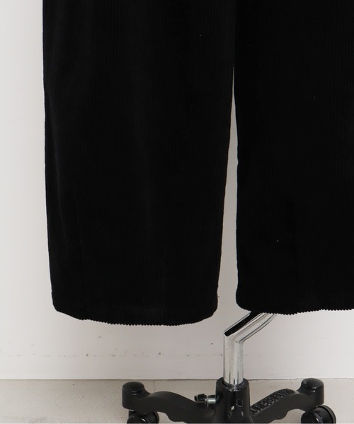 chambre de charme(シャンブルドゥシャーム)の「cdc 8Wコーデュロイ タックパンツ(その他パンツ・レディース・ブラック/キナリ・FREE)」の3枚目の写真