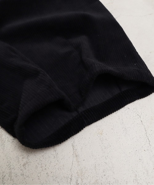 chambre de charme(シャンブルドゥシャーム)の「cdc 8Wコーデュロイ タックパンツ(その他パンツ・レディース・ブラック/キナリ・FREE)」の5枚目の写真