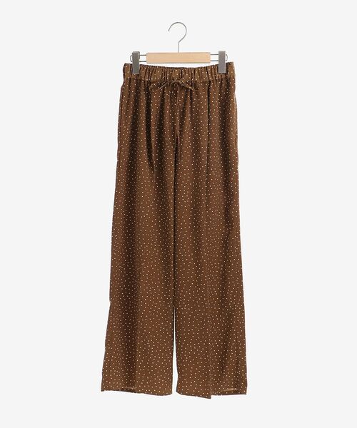 le.coeur blanc（ルクールブラン）の「ランダムドットイージーパンツ（その他パンツ・レディース・ブラック系その他/ブラウン系その他2・38）」の3枚目の写真