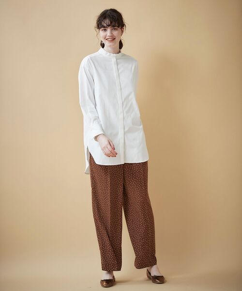 le.coeur blanc（ルクールブラン）の「ランダムドットイージーパンツ（その他パンツ・レディース・ブラック系その他/ブラウン系その他2・38）」の7枚目の写真