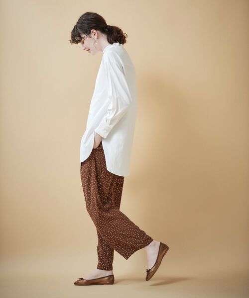 le.coeur blanc（ルクールブラン）の「ランダムドットイージーパンツ（その他パンツ・レディース・ブラック系その他/ブラウン系その他2・38）」の8枚目の写真