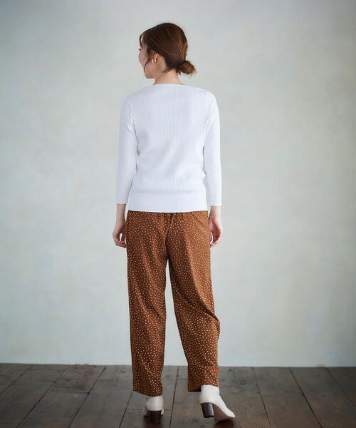 le.coeur blanc（ルクールブラン）の「ランダムドットイージーパンツ（その他パンツ・レディース・ブラック系その他/ブラウン系その他2・38）」の14枚目の写真