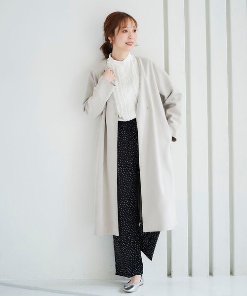 le.coeur blanc（ルクールブラン）の「ランダムドットイージーパンツ（その他パンツ・レディース・ブラック系その他/ブラウン系その他2・38）」の18枚目の写真