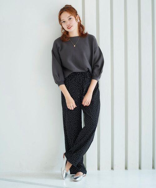 le.coeur blanc（ルクールブラン）の「ランダムドットイージーパンツ（その他パンツ・レディース・ブラック系その他/ブラウン系その他2・38）」の19枚目の写真