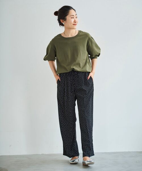 le.coeur blanc（ルクールブラン）の「ランダムドットイージーパンツ（その他パンツ・レディース・ブラック系その他/ブラウン系その他2・38）」の21枚目の写真