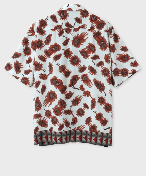 【Paul Smith】\"Stretch Daisy\" プリントシャツ 現行 Leopard