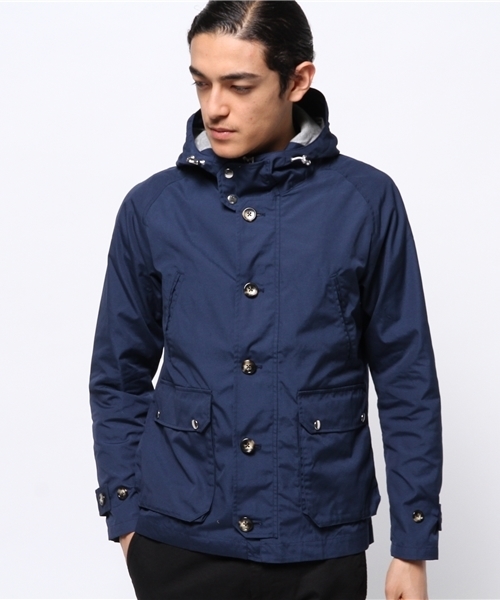 417 EDIFICE（フォーワンセブンエディフィス）の「◇TCウェザーフードブルゾン（ブルゾン・メンズ・ブルー/ホワイト/ベージュ/ネイビー・SMALL/LARGE/MEDIUM）」の5枚目の写真