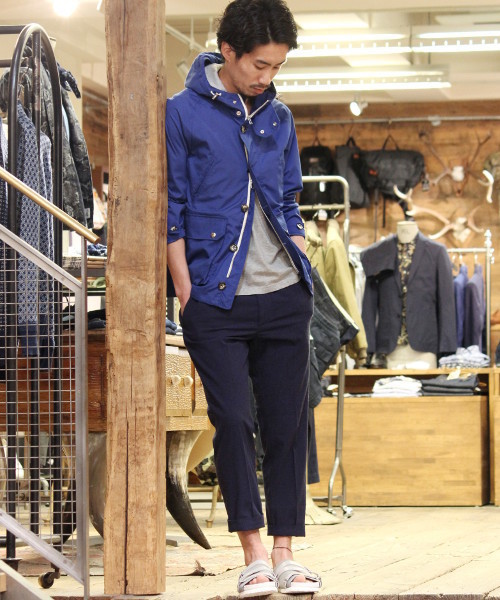 417 EDIFICE（フォーワンセブンエディフィス）の「◇TCウェザーフードブルゾン（ブルゾン・メンズ・ブルー/ホワイト/ベージュ/ネイビー・SMALL/LARGE/MEDIUM）」の8枚目の写真