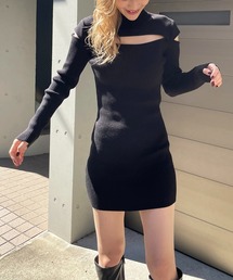 SPIRALGIRL | ポイントオープンタイトワンピース(ワンピース)