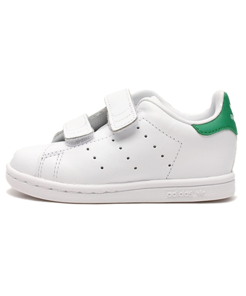 adidas Originals（アディダスオリジナルス）の「ベビー キッズ アディダス スタンスミス ベルクロ adidas Originals STAN SMITH CF I（スニーカー・キッズ・ホワイト・14cm/13cm/11cm/15cm/16cm/12cm）」の9枚目の写真