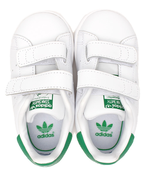 adidas Originals（アディダスオリジナルス）の「ベビー キッズ アディダス スタンスミス ベルクロ adidas Originals STAN SMITH CF I（スニーカー・キッズ・ホワイト・14cm/13cm/11cm/15cm/16cm/12cm）」の8枚目の写真