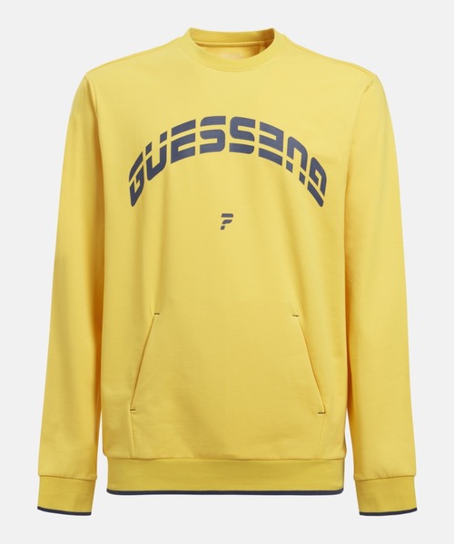 Guess(ゲス)の「Quincey Sweat(スウェット・メンズ・イエロー/グレー/ブルー・MEDIUM/X-LARGE/SMALL/LARGE)」の1枚目の写真