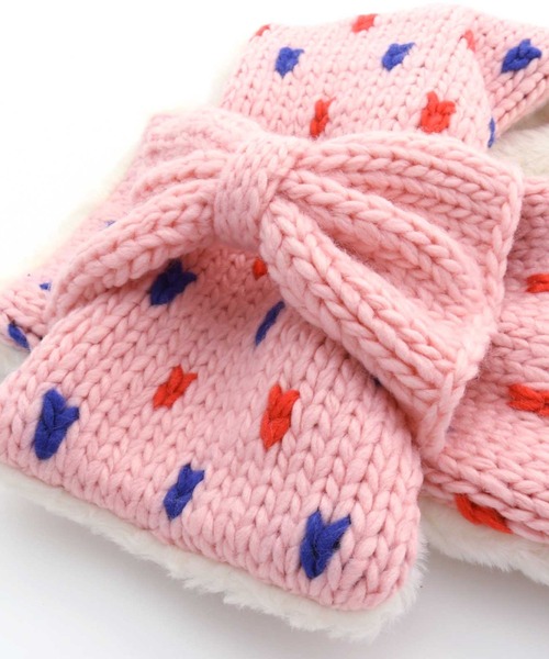 RAGMART（ラグマート）の「リボンマフラー（マフラー・キッズ・アイボリー/ピンク・S/M）」の12枚目の写真