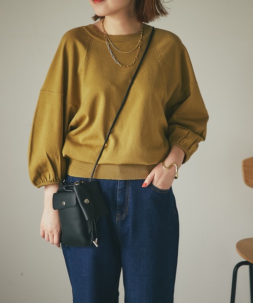 un dix cors（アンディコール）の「cachecache（カシュカシュ）スマホミニショルダー（ショルダーバッグ・レディース・ブラック/パープル/ホワイト・FREE）」の8枚目の写真