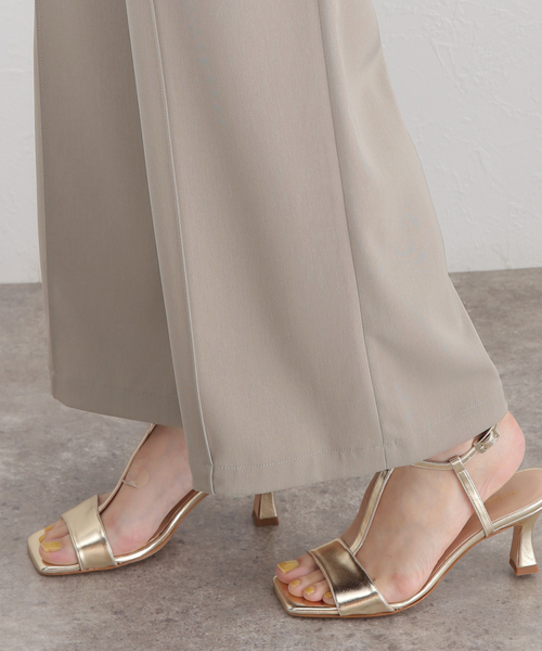 JOURNAL STANDARD（ジャーナルスタンダード）の「ドライタッチカルゼサロペット（サロペット/オーバーオール・レディース・ブラック/ベージュ・38/36）」の18枚目の写真