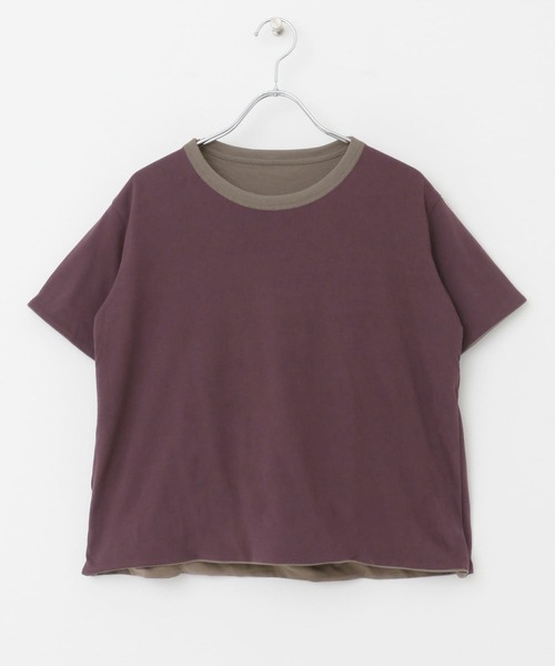 URBAN RESEARCH DOORS（アーバンリサーチドアーズ）の「mizuiro ind　reversible t-shirts（Tシャツ/カットソー・レディース・ブラウン系その他/ベージュ系その他/グレー系その他・FREE）」の7枚目の写真