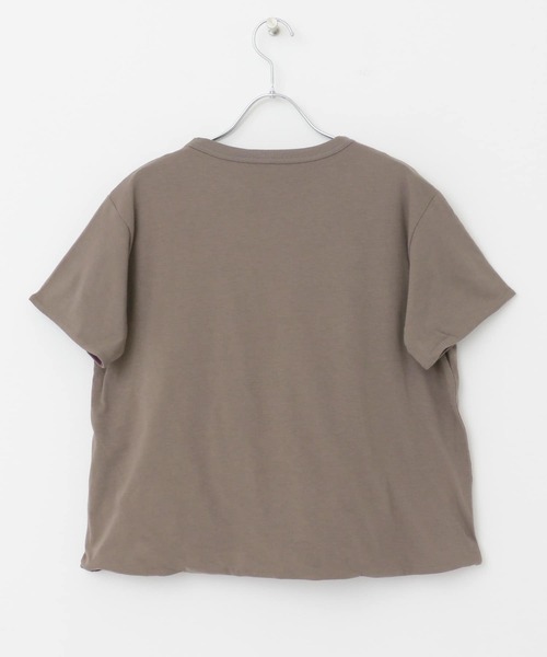 URBAN RESEARCH DOORS（アーバンリサーチドアーズ）の「mizuiro ind　reversible t-shirts（Tシャツ/カットソー・レディース・ブラウン系その他/ベージュ系その他/グレー系その他・FREE）」の9枚目の写真