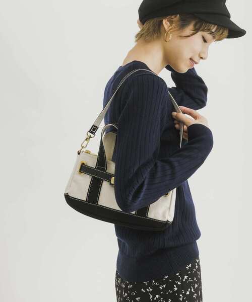 URBAN RESEARCH(アーバンリサーチ)の「『WEB限定』コンパクトリブニット(長袖)(ニット/セーター・レディース・オフホワイト/ライトピンク/ベージュ系その他/グリーン/グレー/ネイビー/ブラック・FREE)」の15枚目の写真