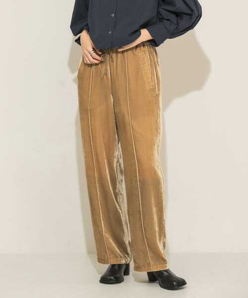 KBF（ケイビーエフ）の「ベロアトラックパンツ（その他パンツ・レディース・ベージュ/ミント・ONE）」の10枚目の写真