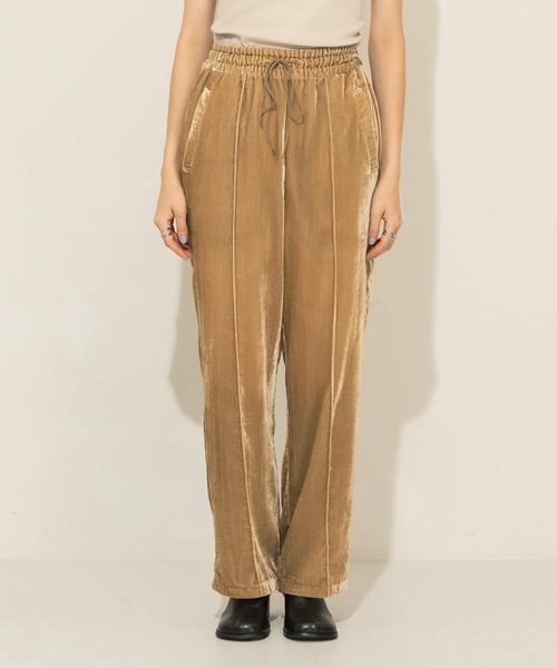 KBF（ケイビーエフ）の「ベロアトラックパンツ（その他パンツ・レディース・ベージュ/ミント・ONE）」の16枚目の写真