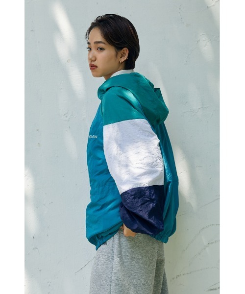 RODEO CROWNS WIDE BOWL（ロデオクラウンズワイドボウル）の「Field nylon foodie jacket（ナイロンジャケット・レディース・ターコイズブルー/ピンク系その他・FREE）」の19枚目の写真