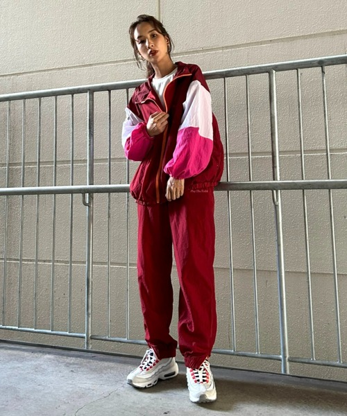 RODEO CROWNS WIDE BOWL（ロデオクラウンズワイドボウル）の「Field nylon foodie jacket（ナイロンジャケット・レディース・ターコイズブルー/ピンク系その他・FREE）」の10枚目の写真