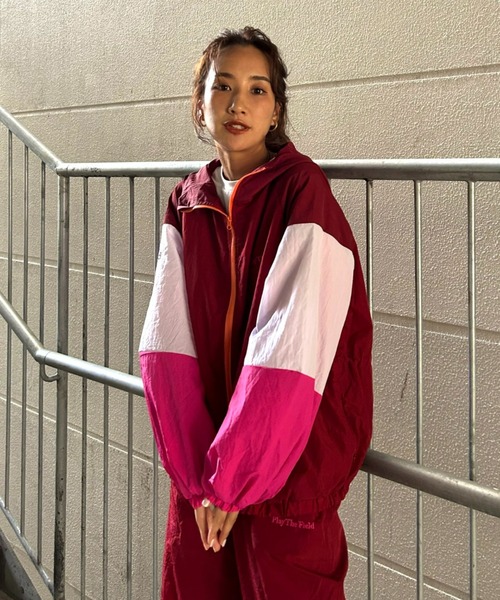 RODEO CROWNS WIDE BOWL（ロデオクラウンズワイドボウル）の「Field nylon foodie jacket（ナイロンジャケット・レディース・ターコイズブルー/ピンク系その他・FREE）」の11枚目の写真