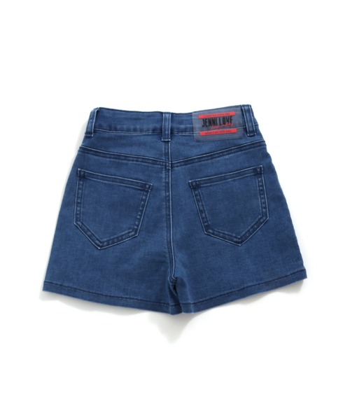 JENNI love(ジェニィラブ)の「アシメレースアップデニムショーパン(デニムパンツ・キッズ・ブルー/ネイビー・140cm/130cm/150cm/160cm)」の17枚目の写真