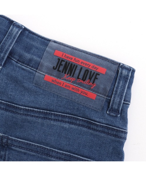 JENNI love(ジェニィラブ)の「アシメレースアップデニムショーパン(デニムパンツ・キッズ・ブルー/ネイビー・140cm/130cm/150cm/160cm)」の16枚目の写真