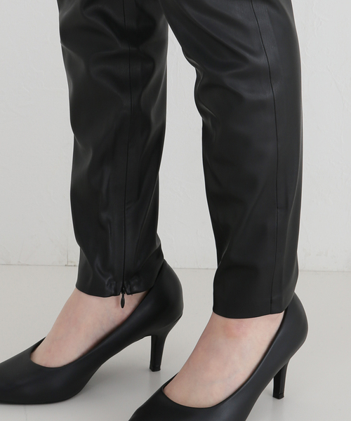 Room no.8(ルームエイト)の「【ROOM NO.8】 F/LEATHER SKINNY パンツ(その他パンツ・レディース・ブラック・X-SMALL/SMALL)」の14枚目の写真